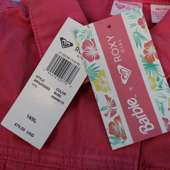 Barbie x Roxy Tigers Eyes Embroidered Denim Jacket - Picture 10 of 11